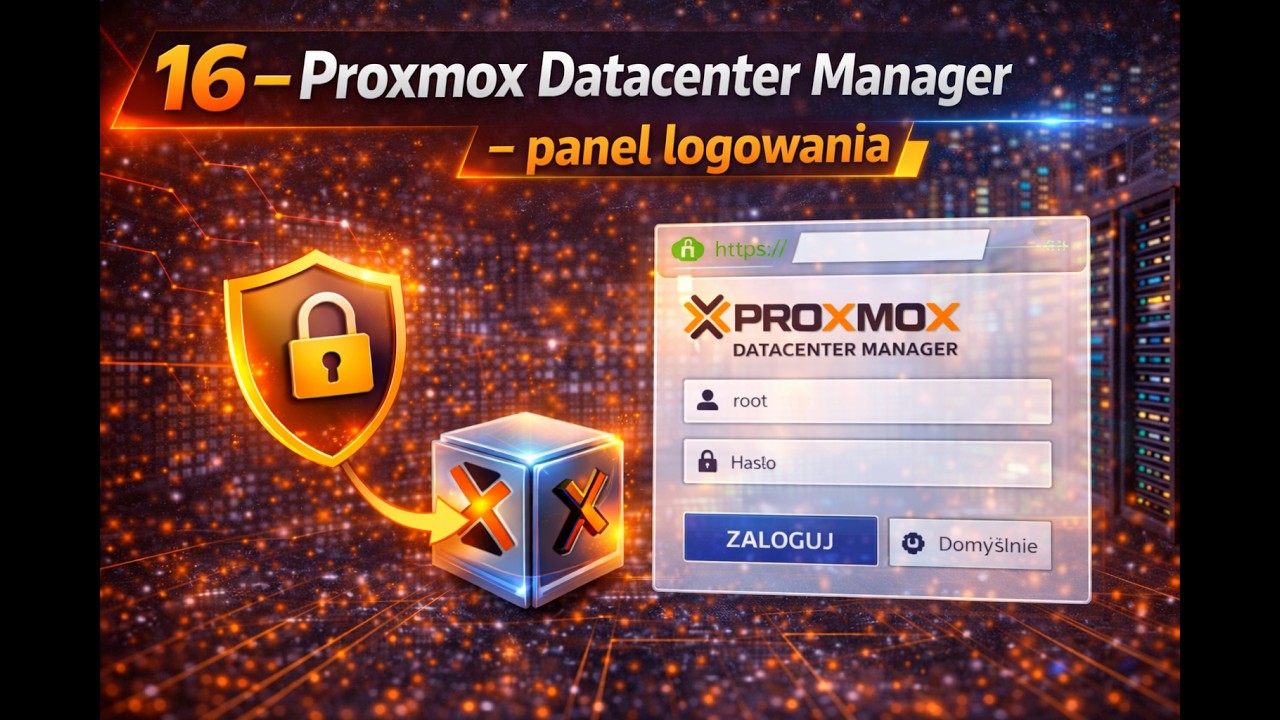 Proxmox M01 16 - Proxmox Datacenter Manager, pierwsze uruchomienie, licencja i certyfikat SSL