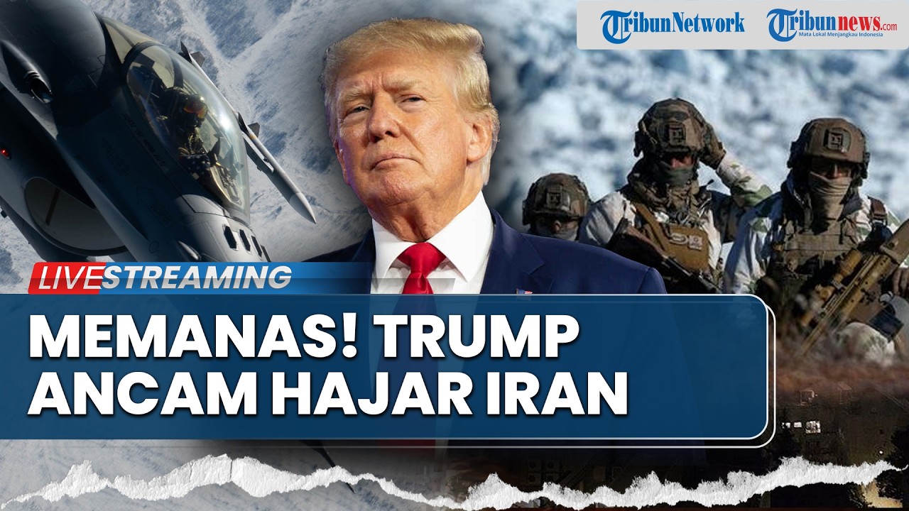 🔴Iran-AS Makin Memanas! Trump Ancam Akan Hajar Teheran hingga Rudal Iran Bisa Hancurkan AS & Israel
