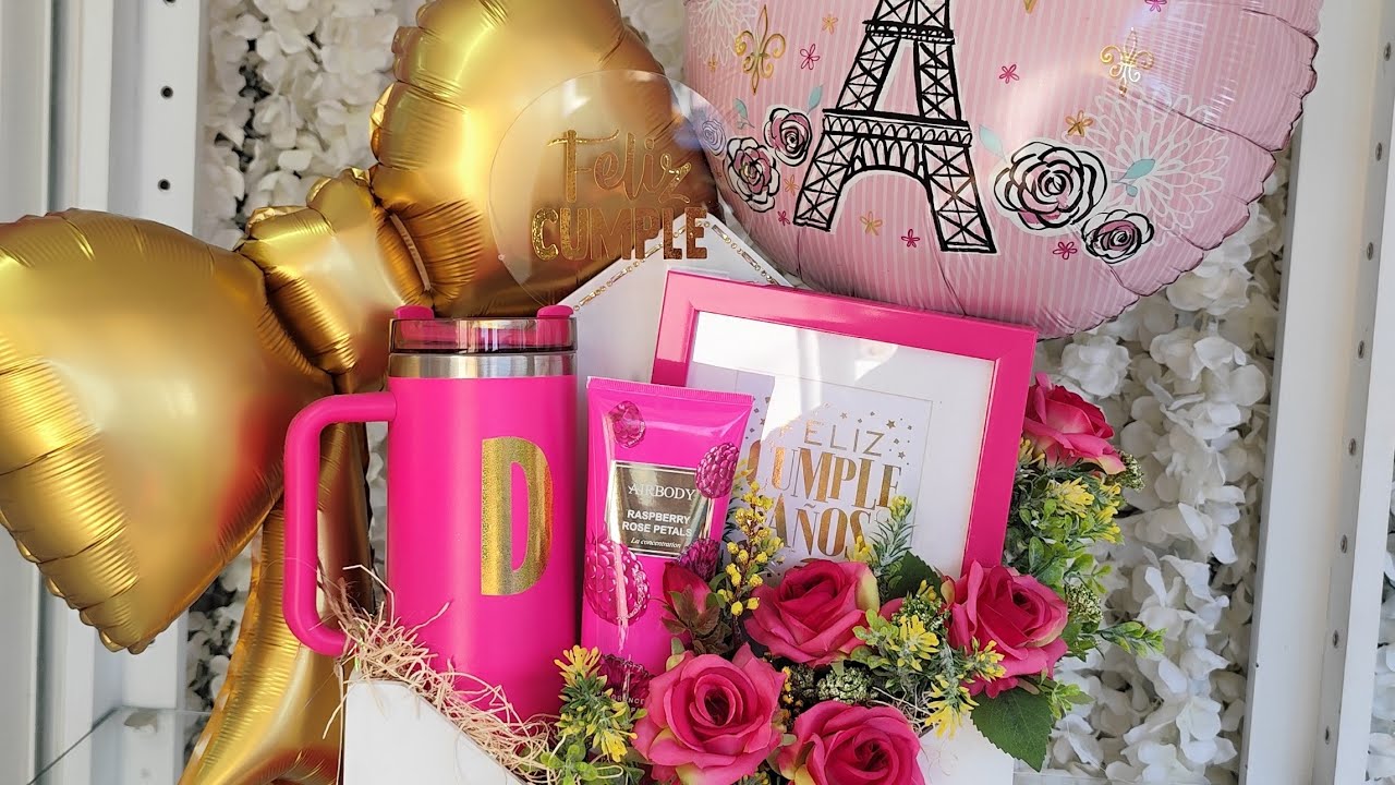 Arreglo Pink para cumpleaños 