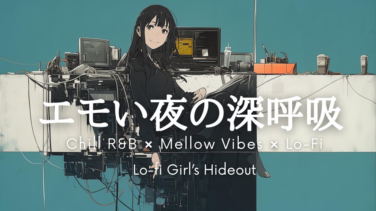【Lo-fi Girl’s Hideout】エモい夜の深呼吸｜Lo-fi Chill R&B Playlist｜邦楽×Relax × 勉強用BGM