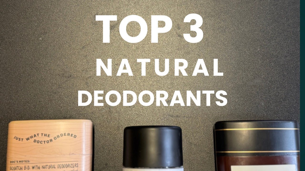 Top 3 Natural Deodorants For Men. #drsquatch #everymanjack #cremo