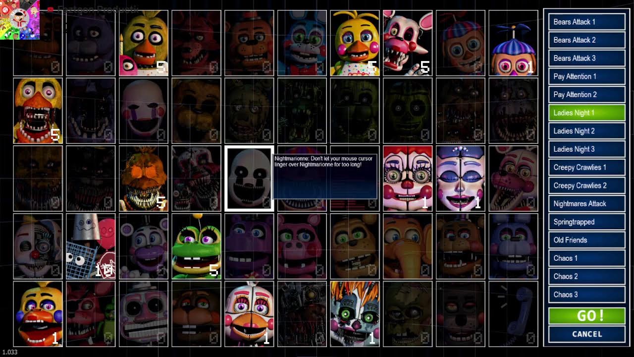 Playing Ultimate Custom Night