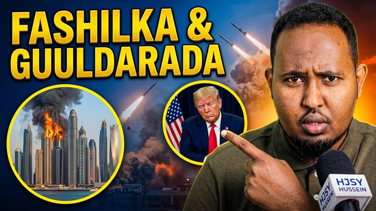 Fashil wayn ayaa dhacay: Trump oo Qirtay guuldaro & IRAN oo Gubtay UAE Markale & Wararkii Maanta!!