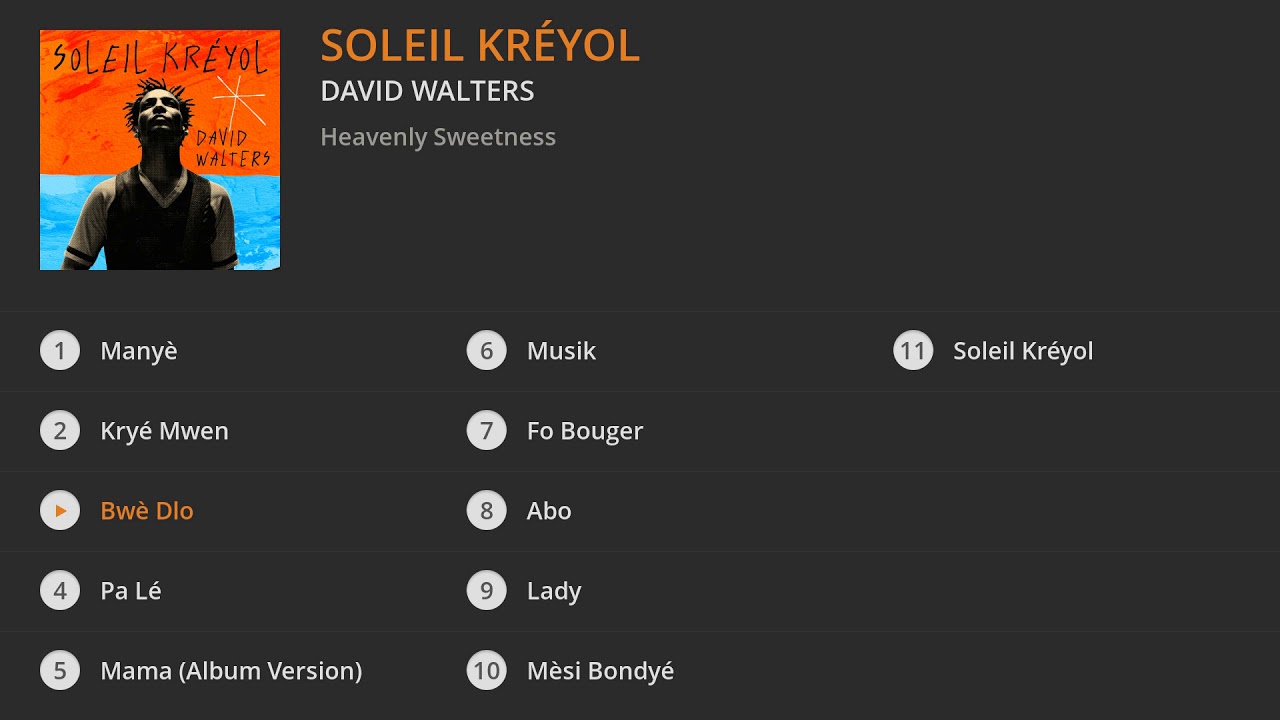 David Walters - Soleil Kréyol (Full Album)