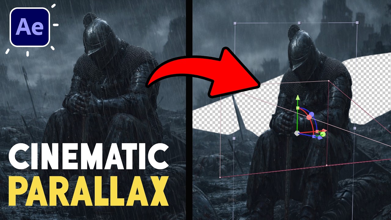 Уроки по созданию кинематографического параллаксного видео в After Effects