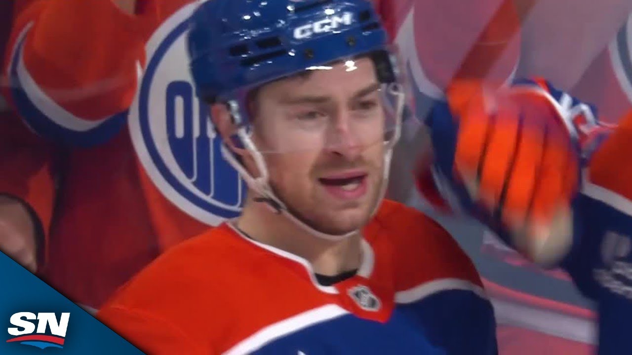 Andrew Mangiapane Scores To Burn Flames In First Battle of Alberta With Oilers