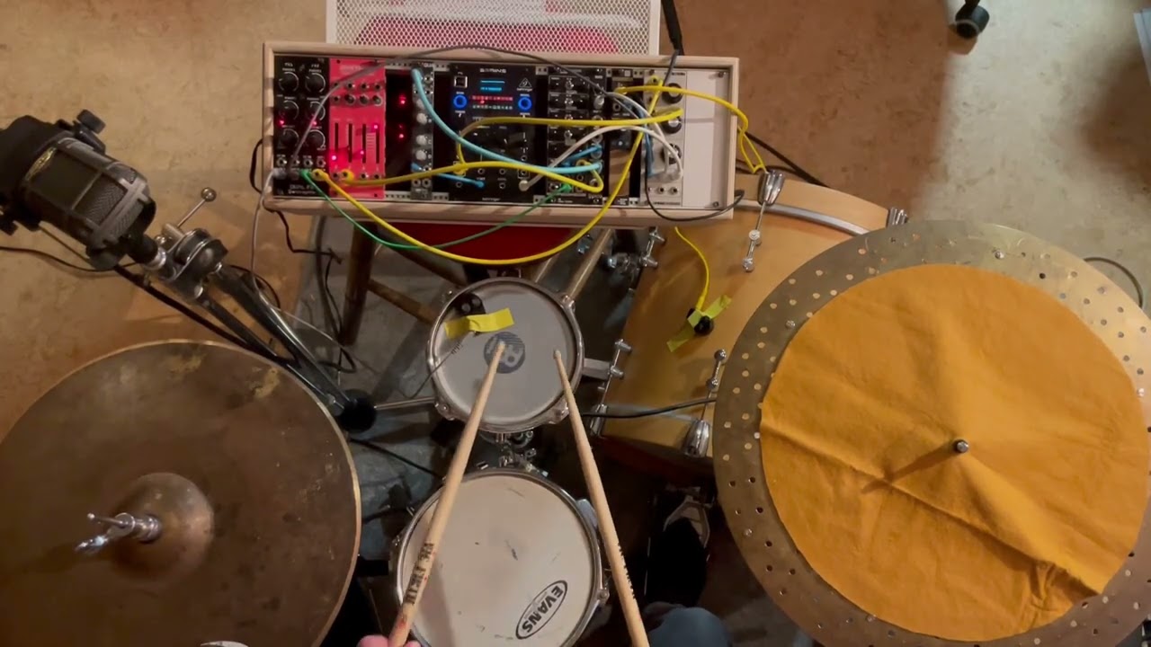 drums&modular 2ndTRY #drums #eurorack #modularsynth #experiment