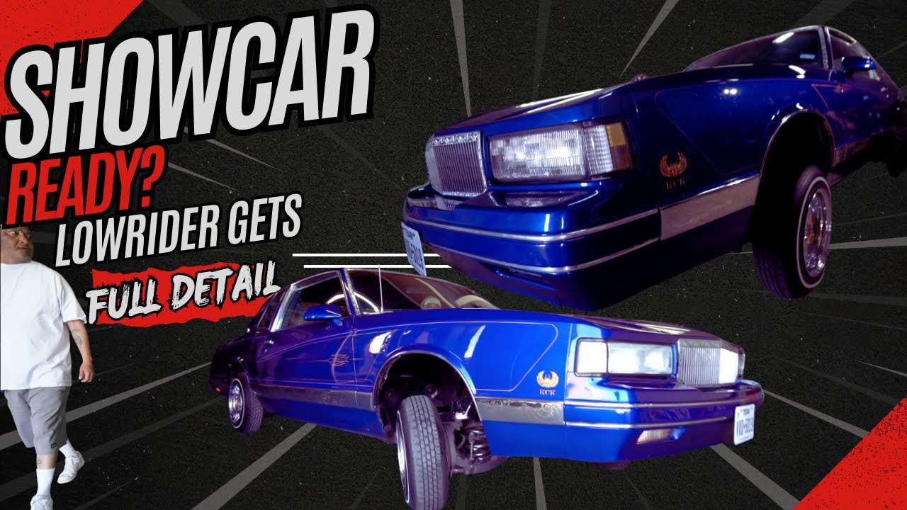 Old School Lowrider Full Detail Show Car Prep