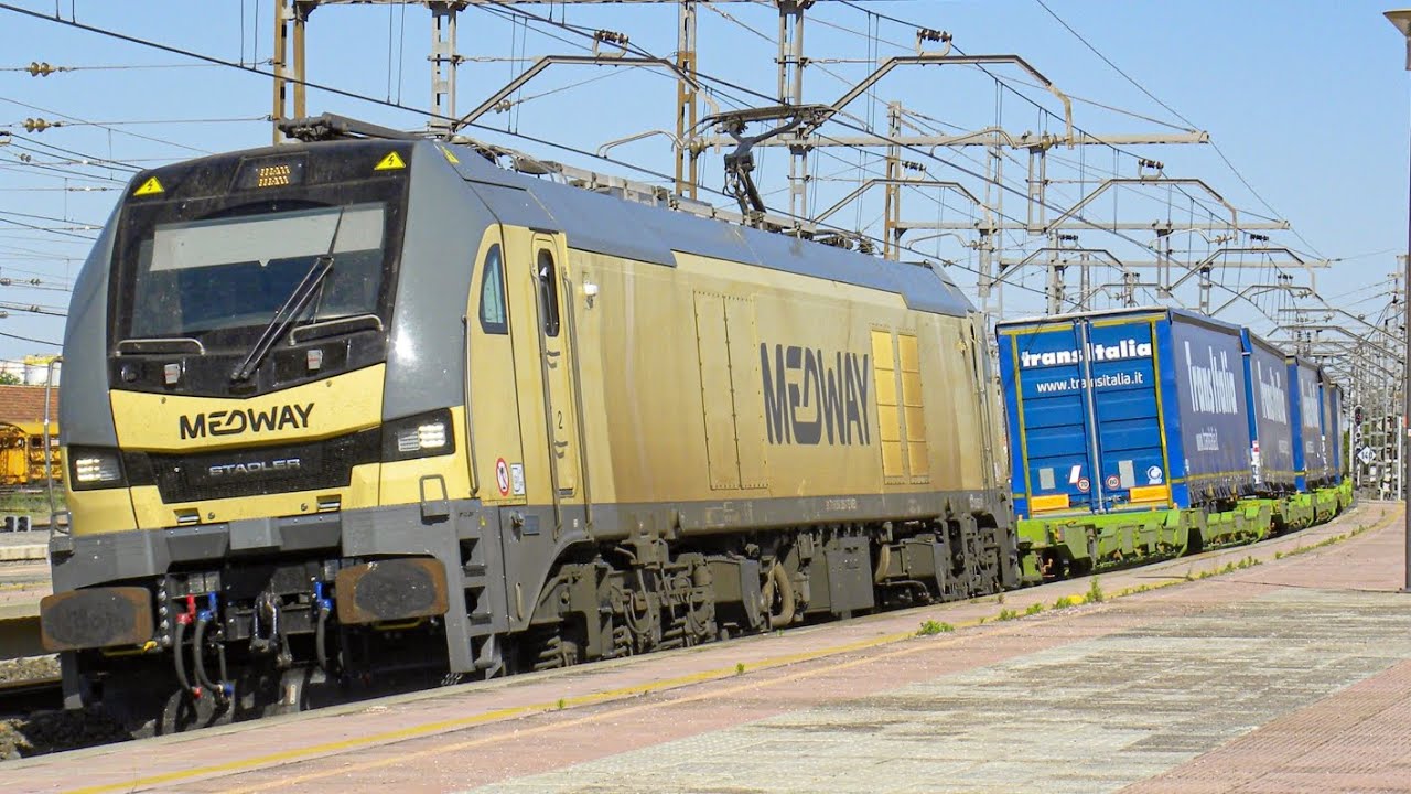 256-205 de Medway con la Autopista Ferroviaria por Alcázar a Madrid.