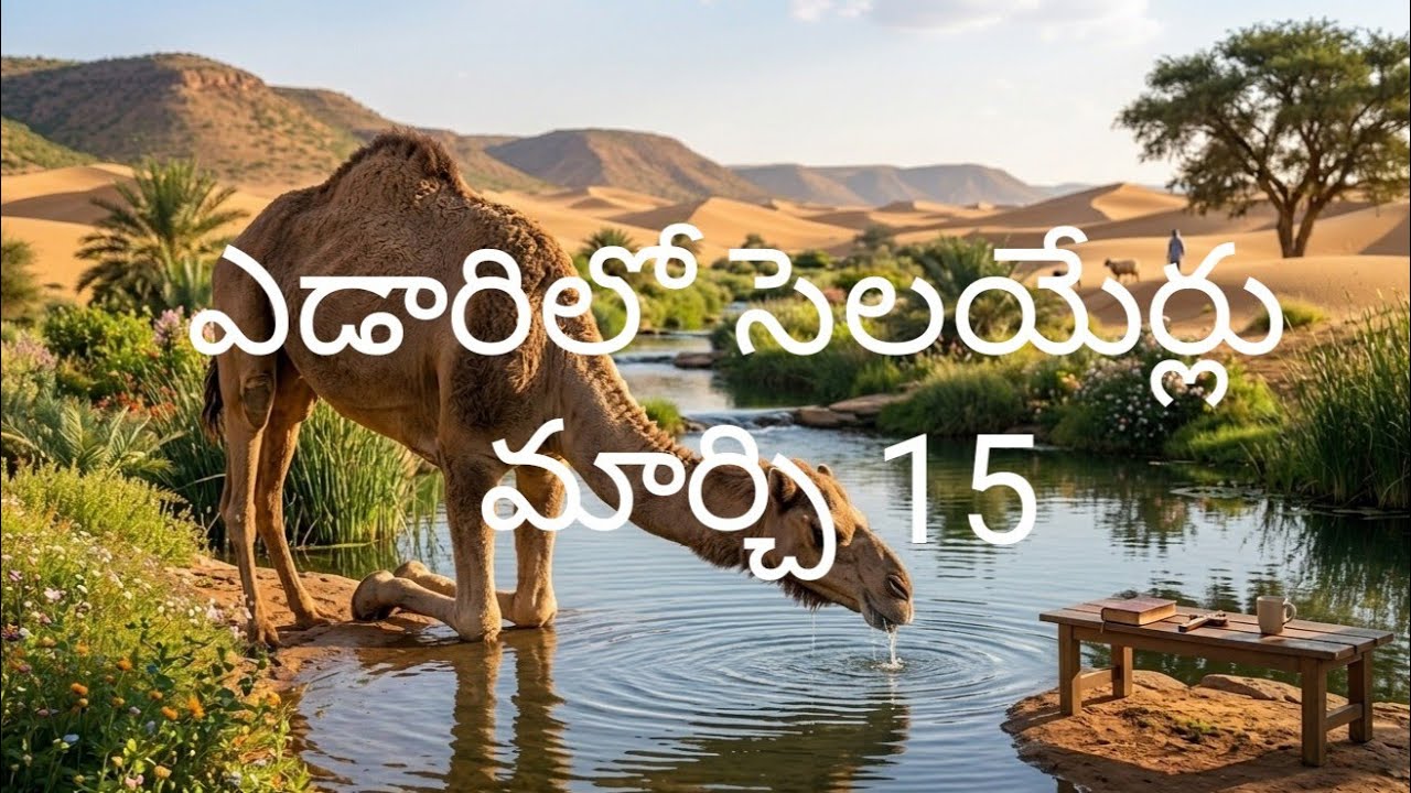 ఎడారిలో సెలయేర్లు మార్చి 15