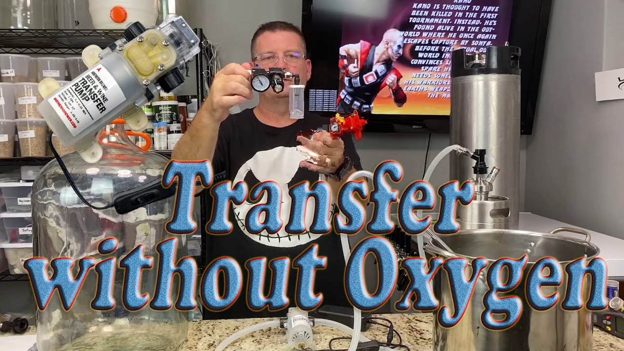 Transfer beer without introducing oxygen - Simple and Easy - Transfer Pump System