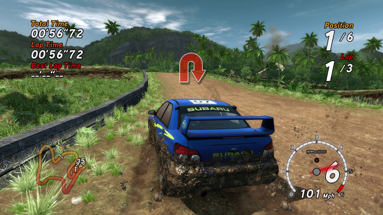 Tropical 3 - Sega Rally Revo (4k 60 fps)