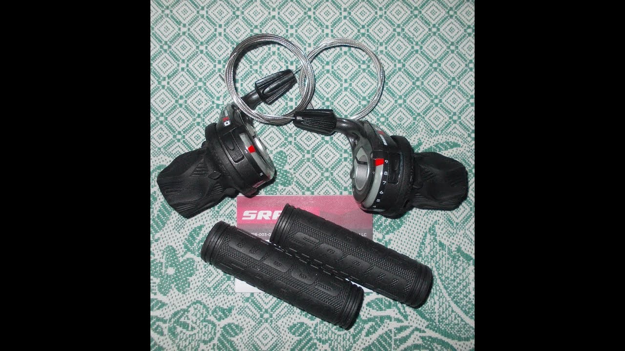 Переключатели на руль Sram X0 3-/9-speed Twist Shifters