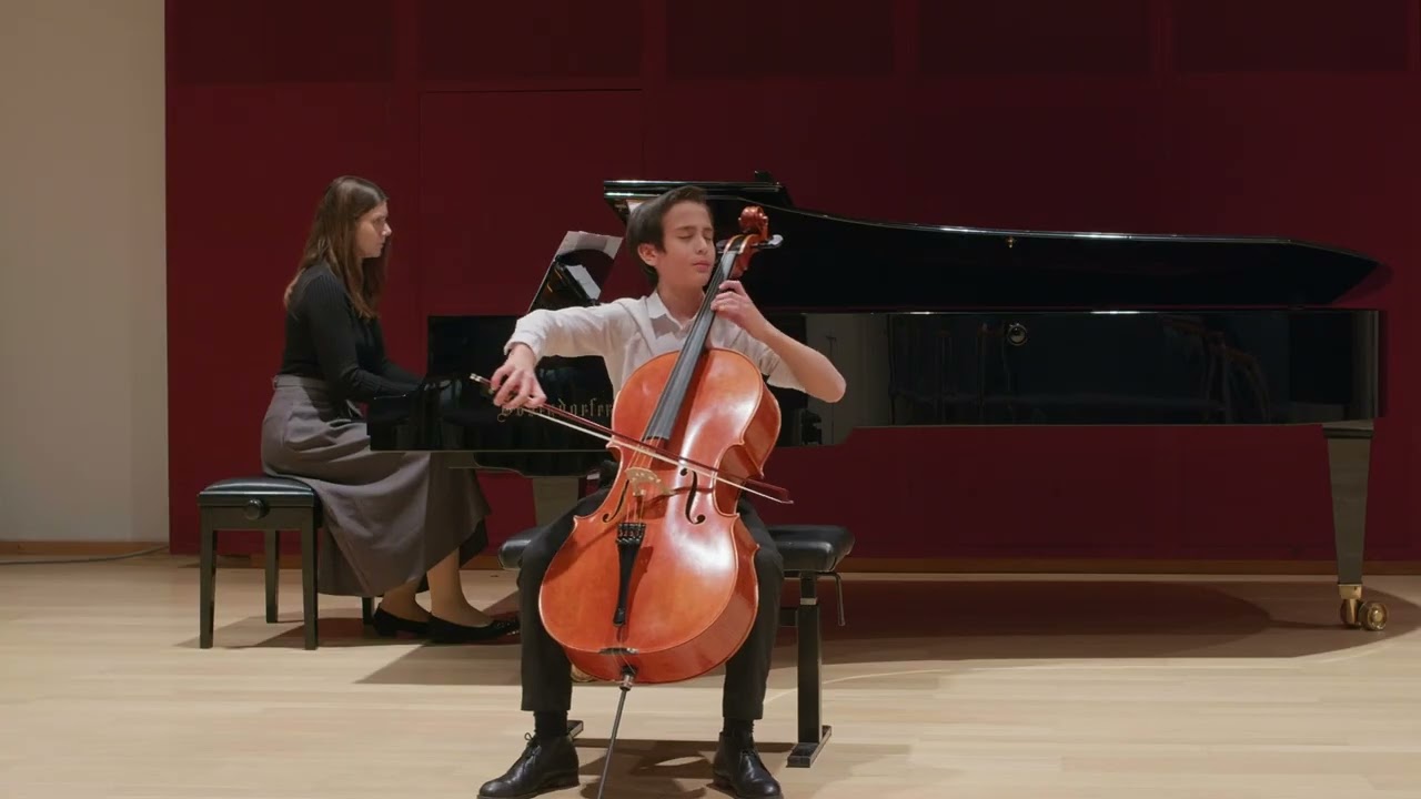 Dylan (12) playing Max Bruch: Kol Nidrei