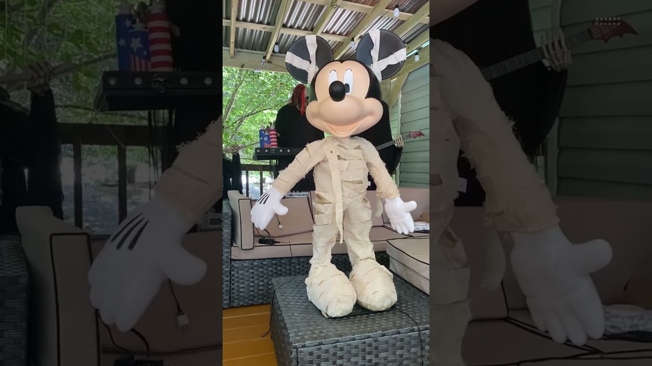 Lowe’s Halloween Disney 4 Foot tall Animated Mummy Mickey Mouse Animatronic Review!