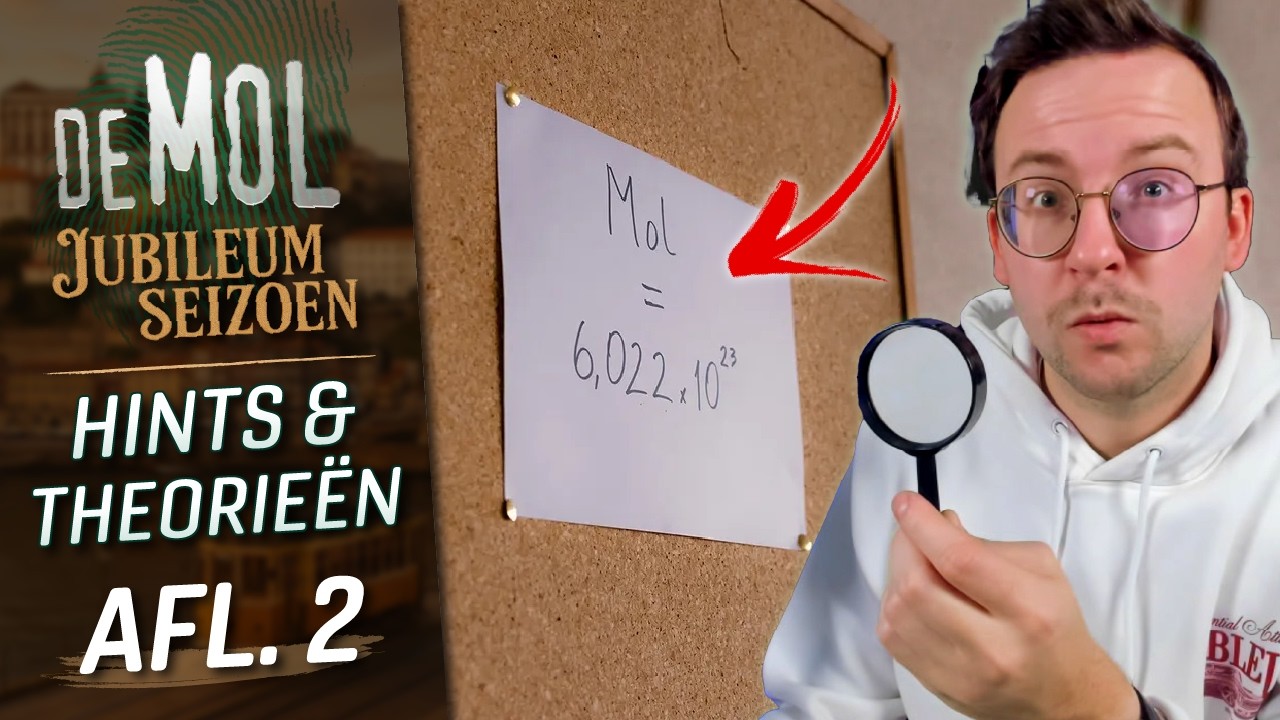FORMULE verklapt DE MOL 🧪 | Wie is de Mol? Jubileum Hints en Theorie&euml;n Aflevering 2