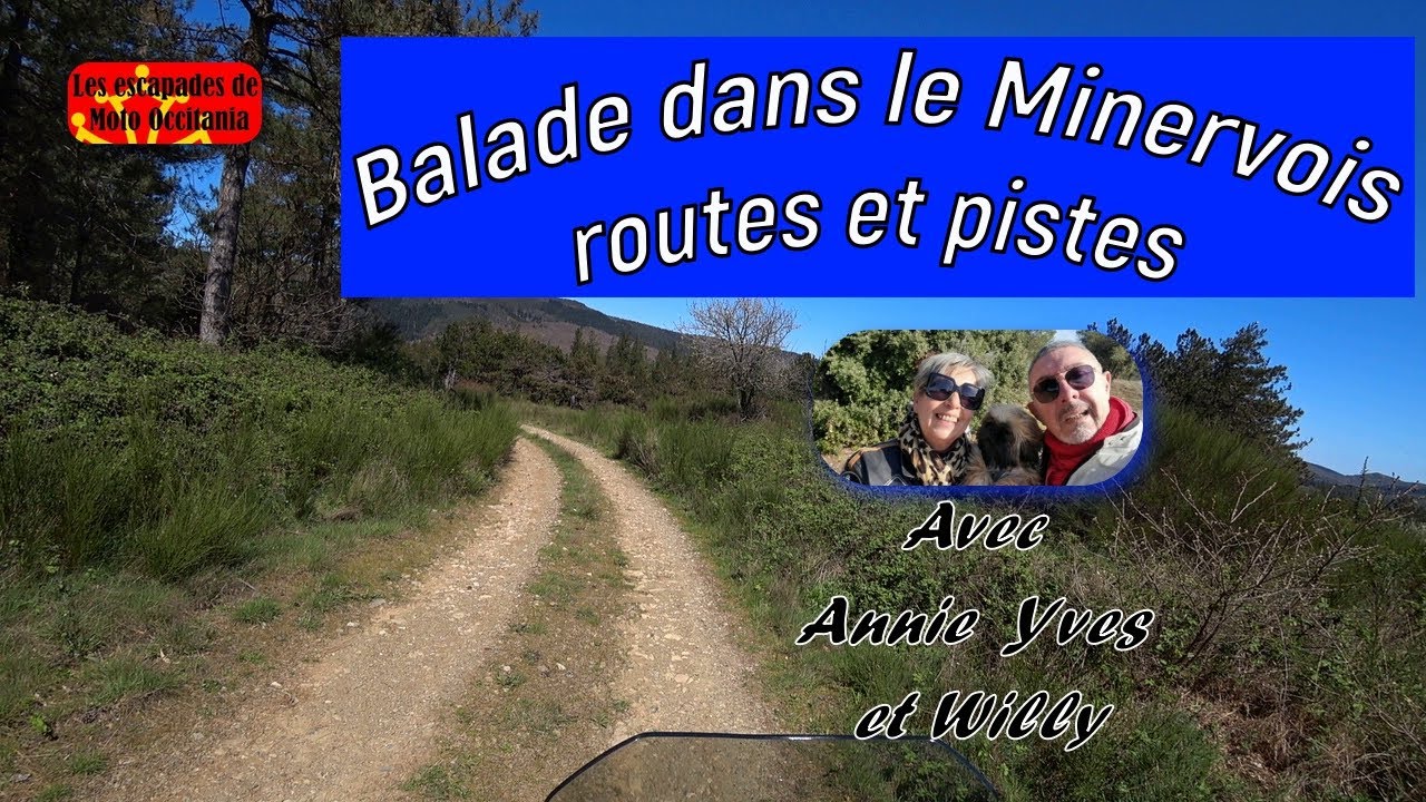 ROUTE ET PISTE DANS LE MINERVOIS