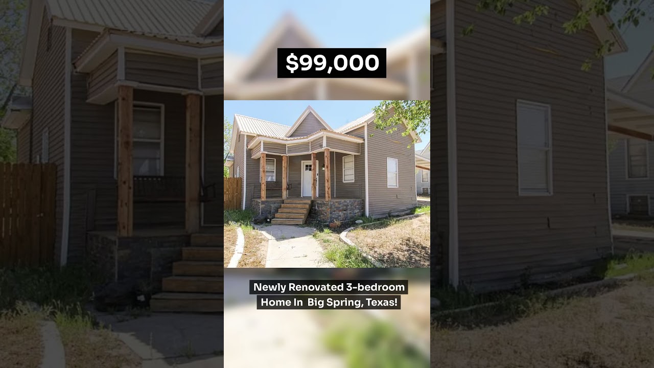 $100K or Less: Cheap Texas Homes for Sale! (2024) #cheap