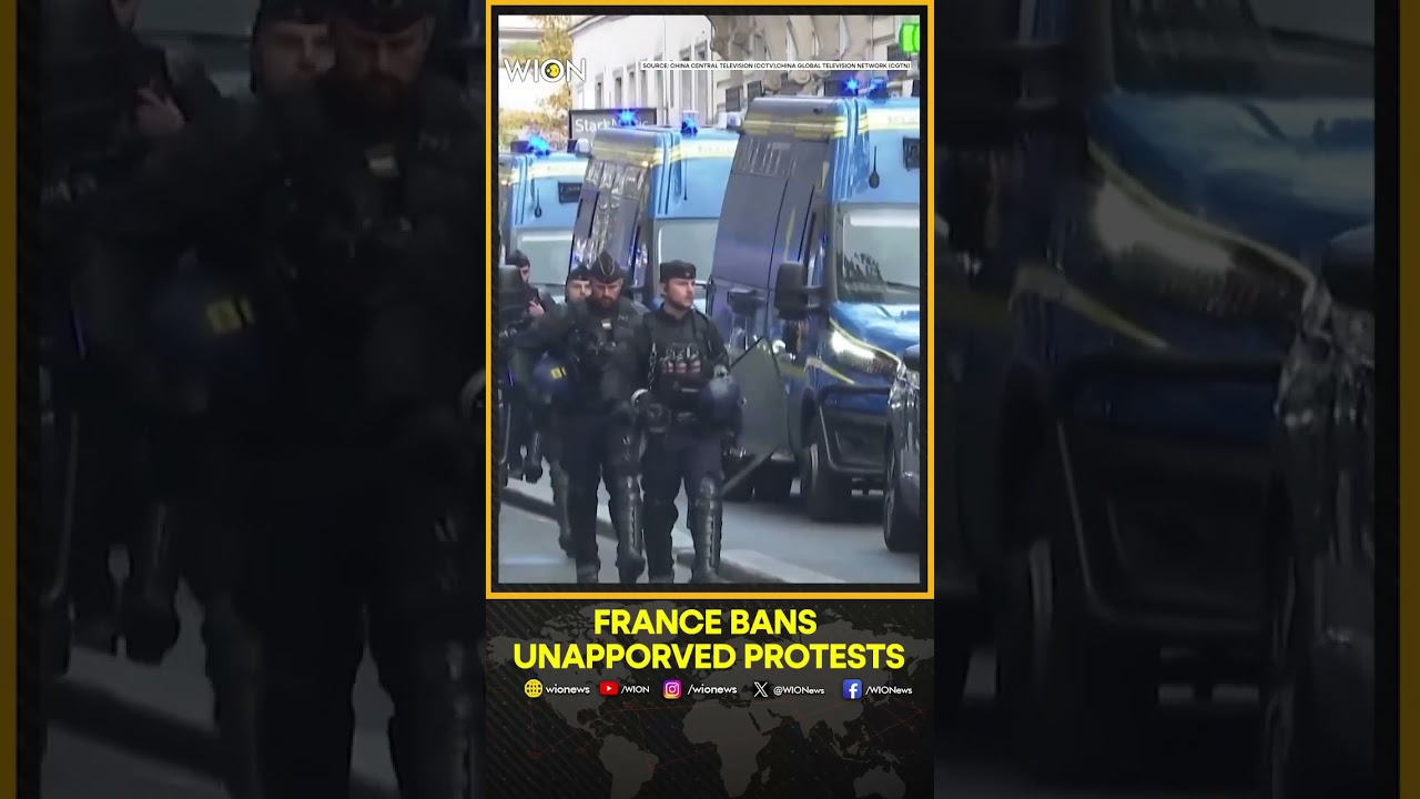 French President Macron Bans Unapproved Protests in Coming Days | WION
