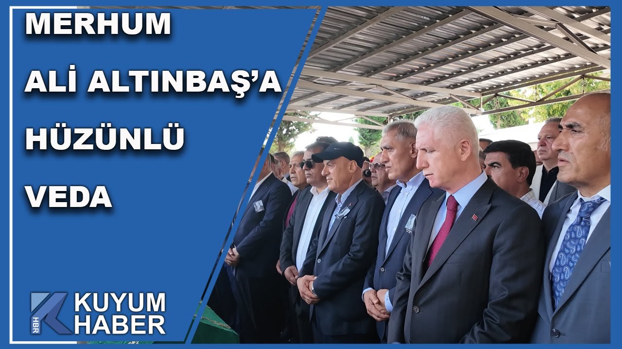 Altınbaş Holding Onursal Başkanı Ali Altınbaş Dualarla Son Yolculuğuna Uğurlandı