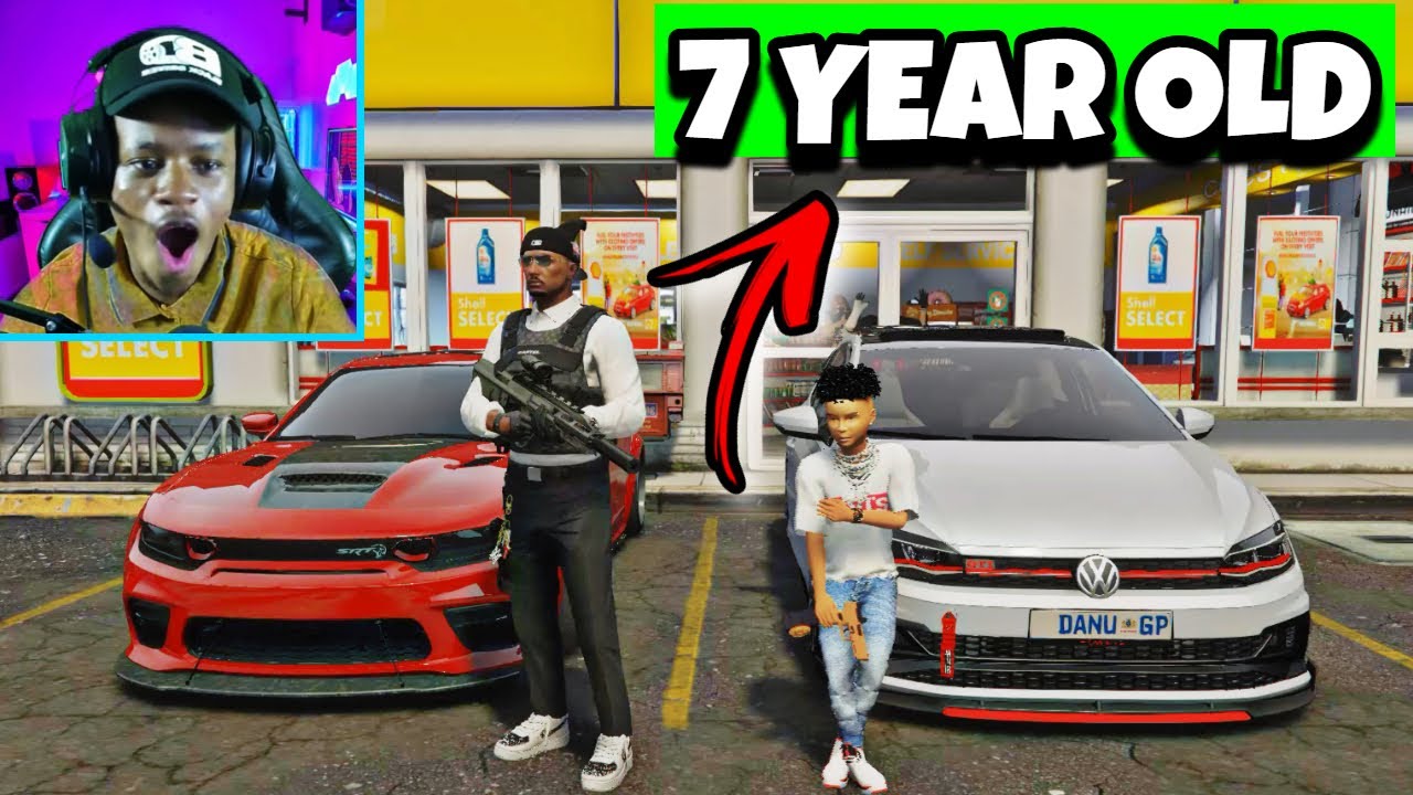 7 Year Old Robs a Store in His New Polo GTI 😱In GTA RP | Madanone Shelby