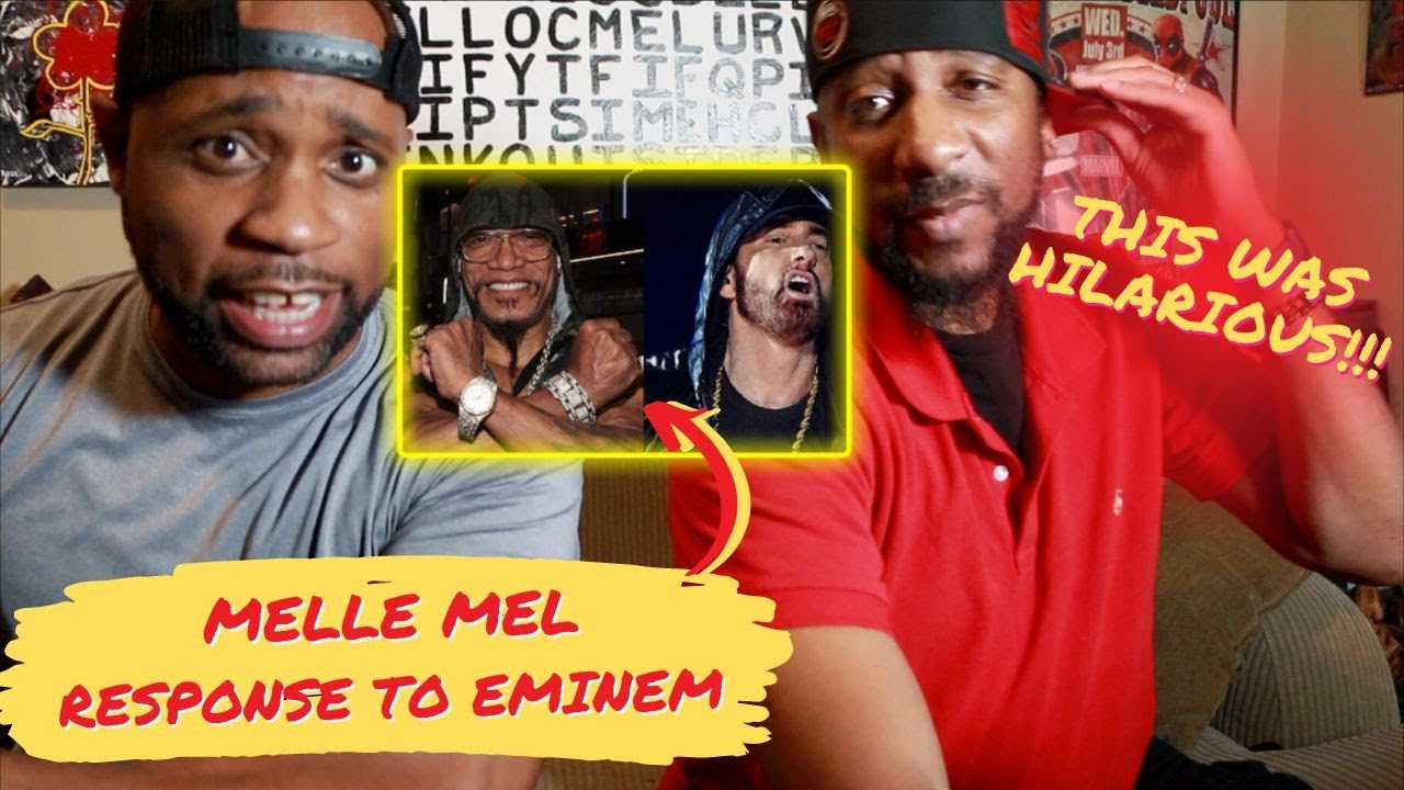 MELLE MEL RESPONSE TO EMINEM | REACTION | THIS EMINEM DISS WAS FUN KNEEEE!!!