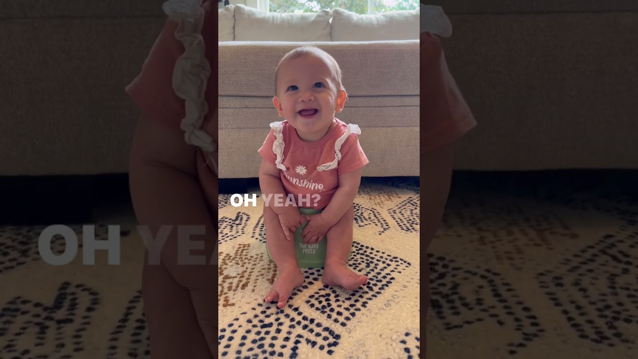 Of course🤓she&rsquo;s been using the potty since birth, but TODAY she turned 6 months old AND can all of