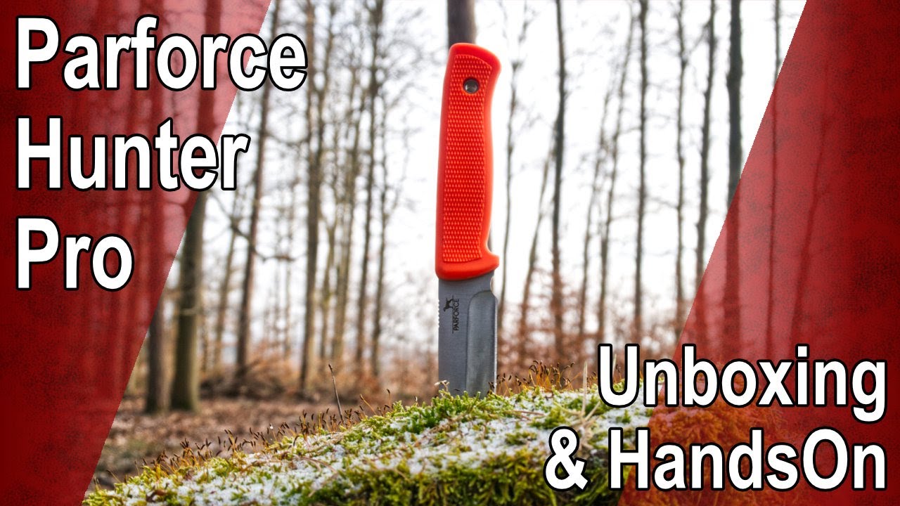 📦 🖐 GEHEIMTIPP!? Was kann ein Messer für 10€ schon taugen??? Das Parforce Hunter Pro 🔪