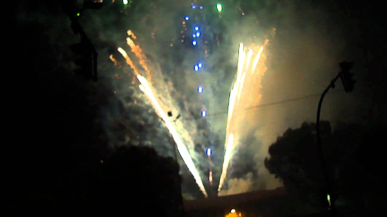 Quema del Raspajo 2011. LAS TORRES DE COTILLAS Murcia. Tercer v&iacute;deo.