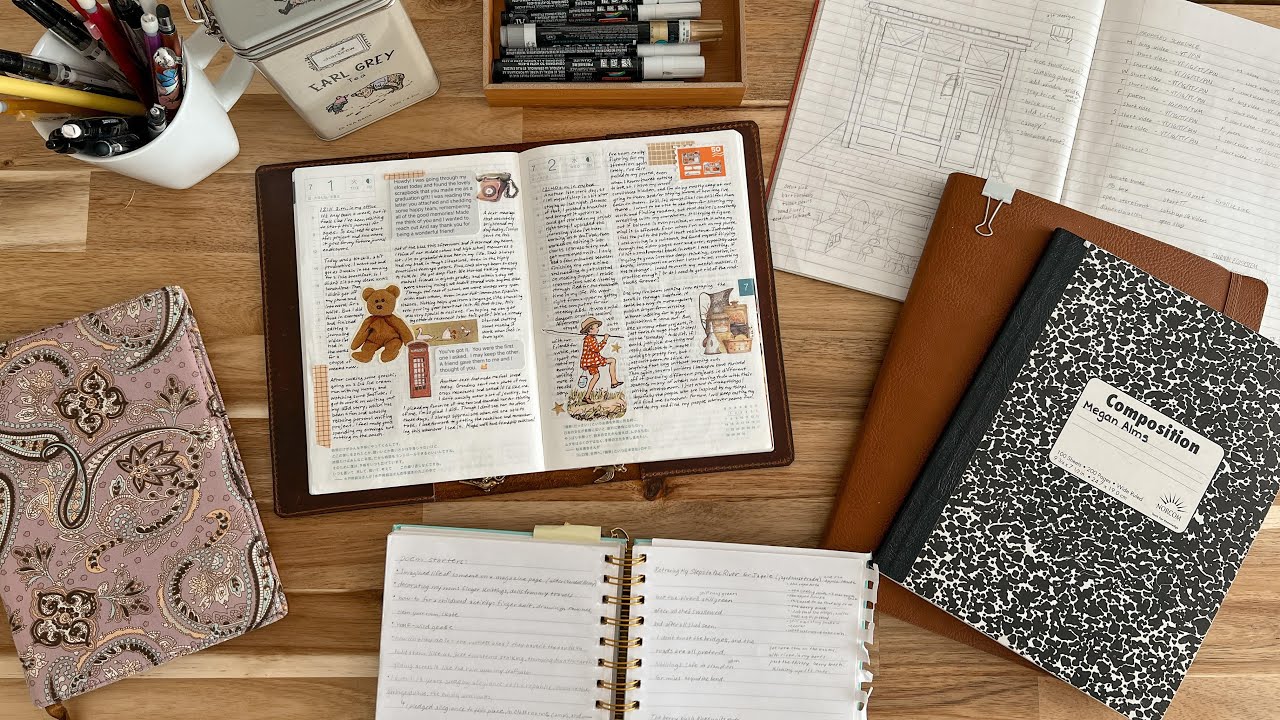 Моя экосистема журналов 📖🖊️ как я использую хобоничи и дешёвые блокноты для организации своего мозга