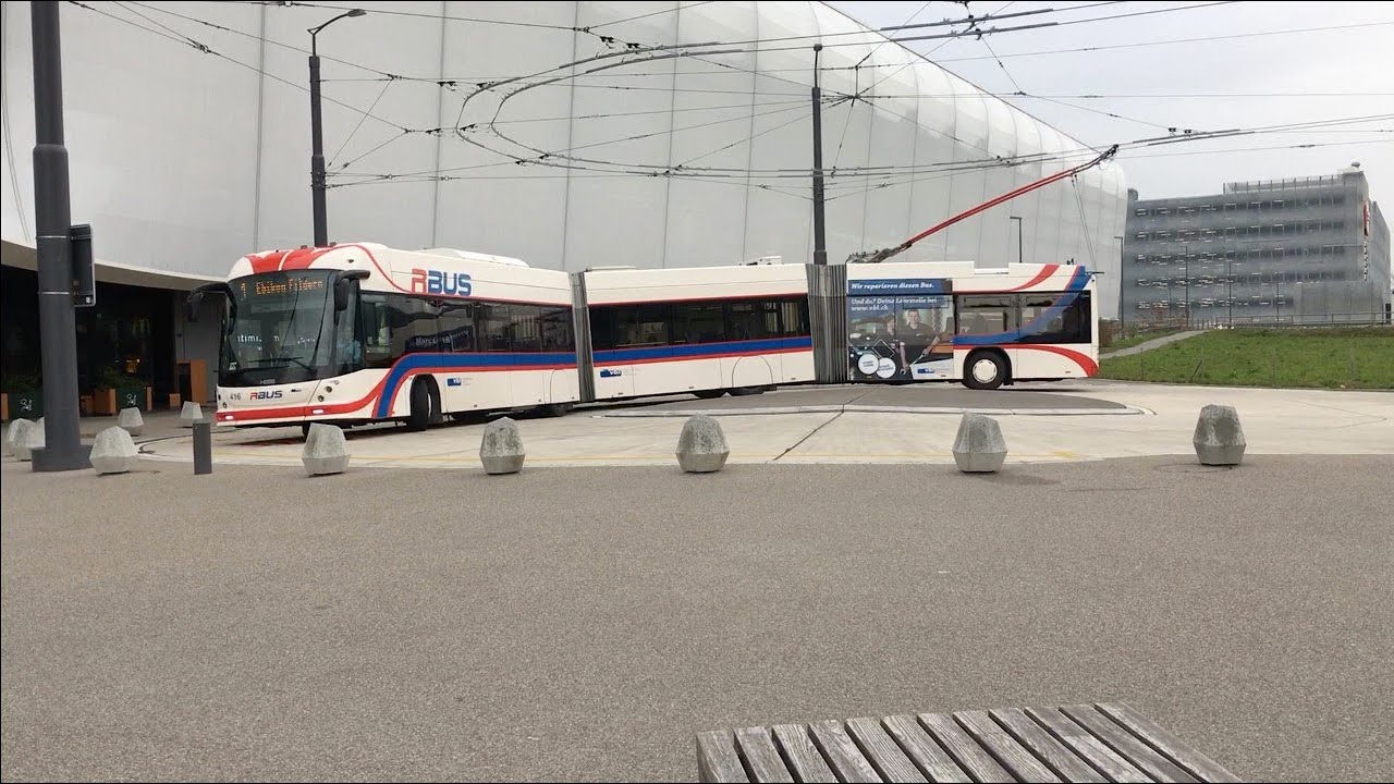 VBL Buses & Trolleybuses in Lucerne, Switzerland 2020