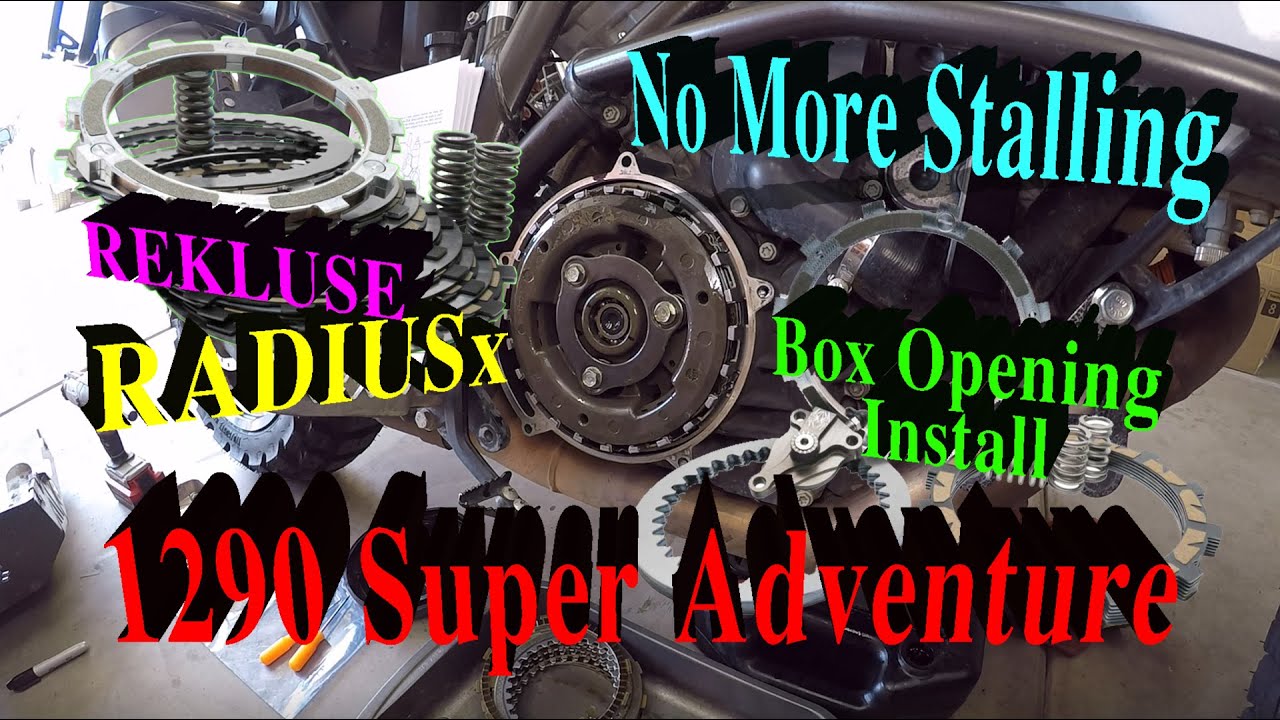 Rekluse Radius X for KTM 1290's, unboxing and install. - Shop Time #15