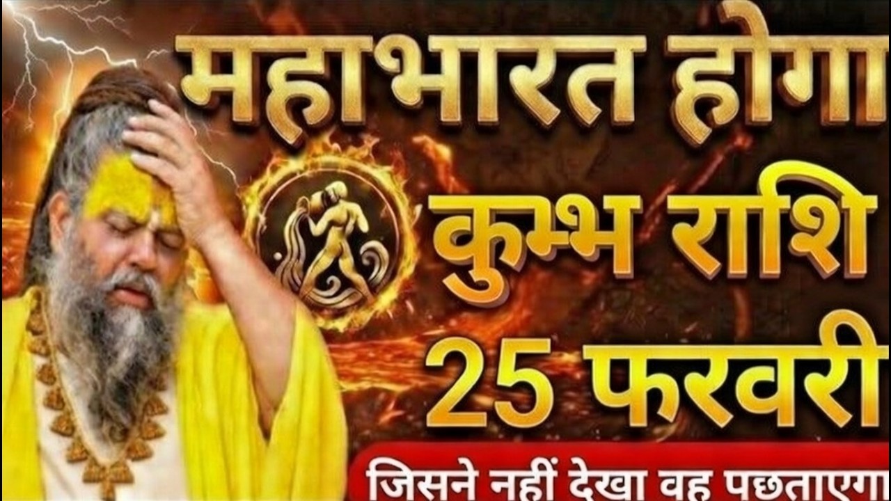21 फ़रवरी 2026 कुंभ राशिः सुबह 11 बजे से ये 1 चमत्कार होना शुरू हो जाएगा, दुनिया देखेगी#astrology 