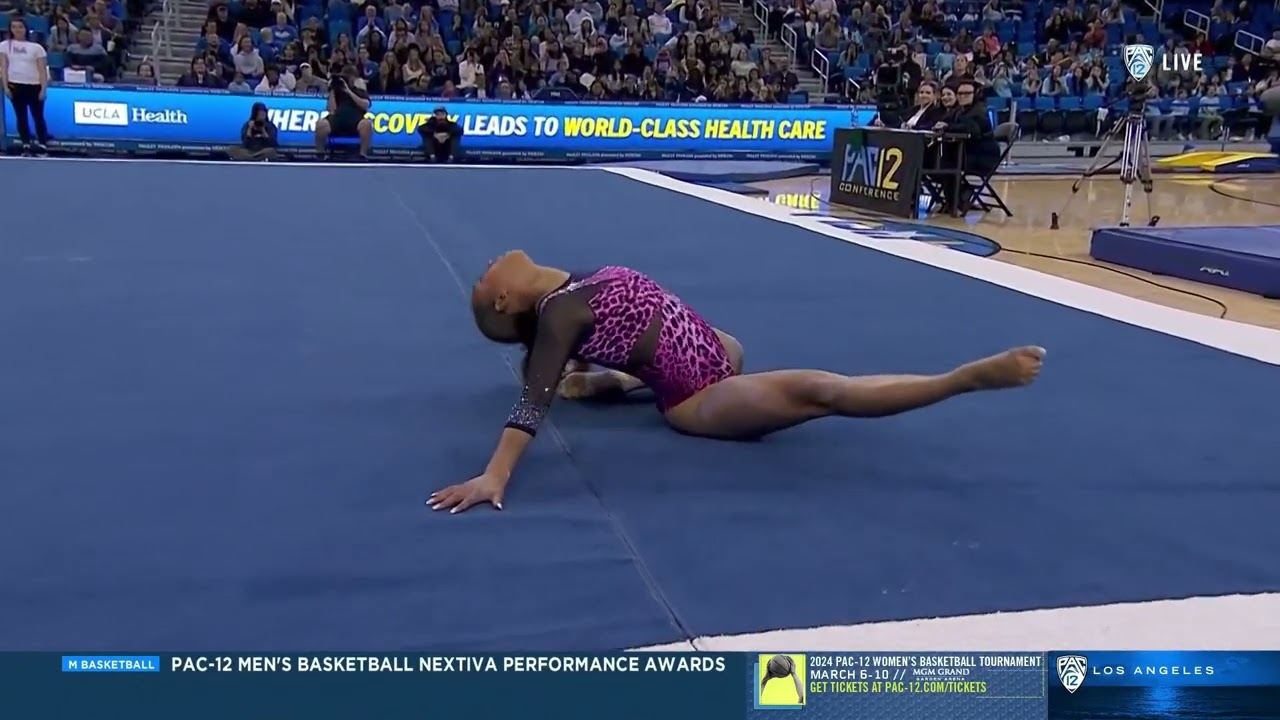 Margzetta Frazier Floor at the 2024 Meet The Bruins!