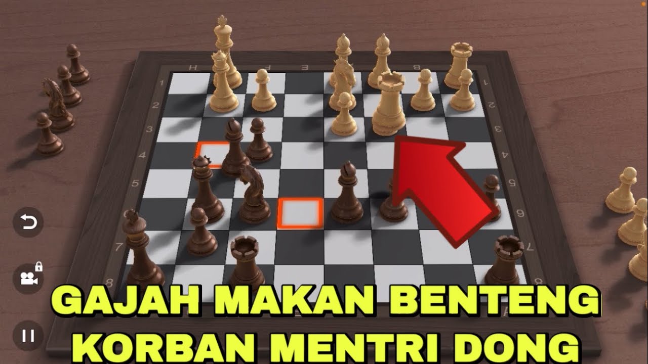 PERMAINAN INI SANGAT CANTIK KORBANKAN  PION DEMI RAJA SELAMAT