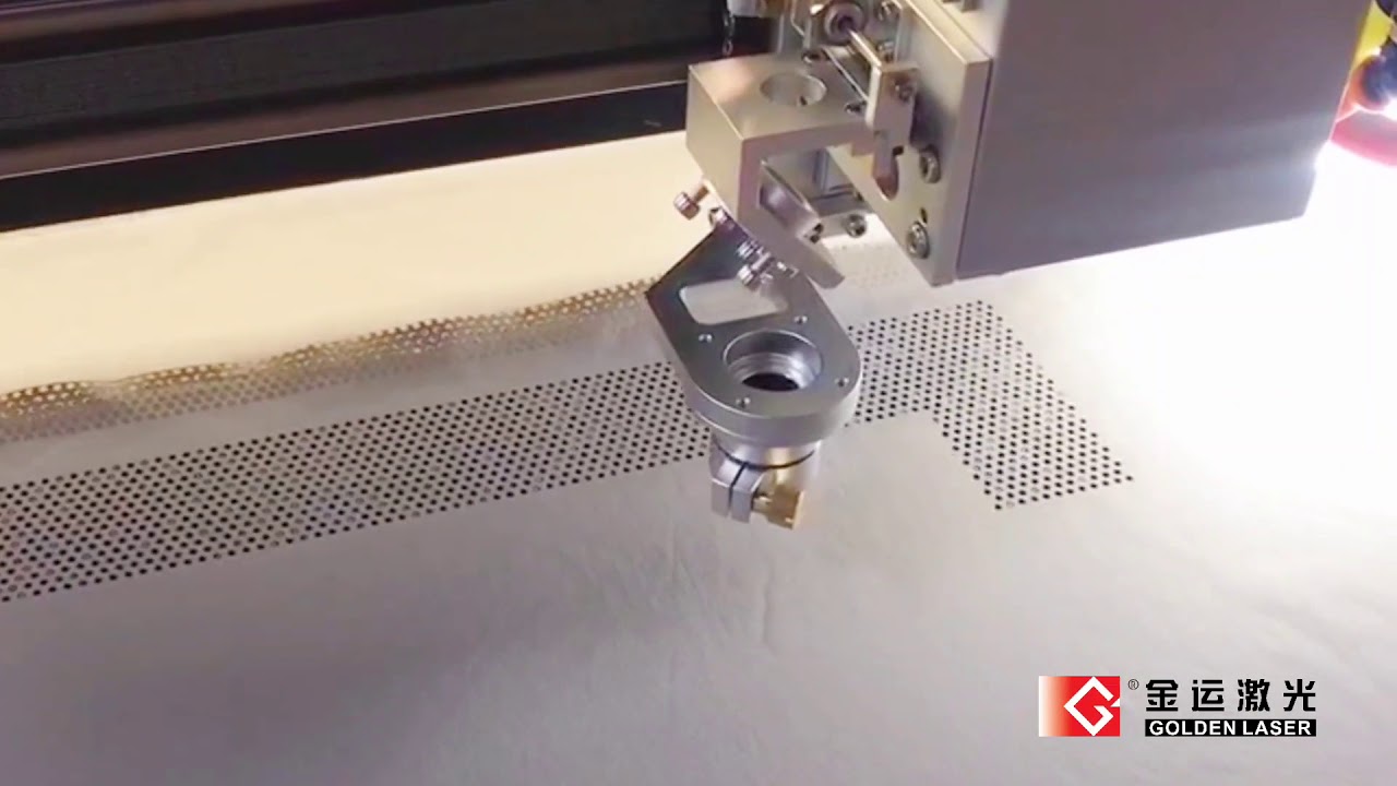 CO2 Galvo Laser for Textile Perforating | Golden Laser