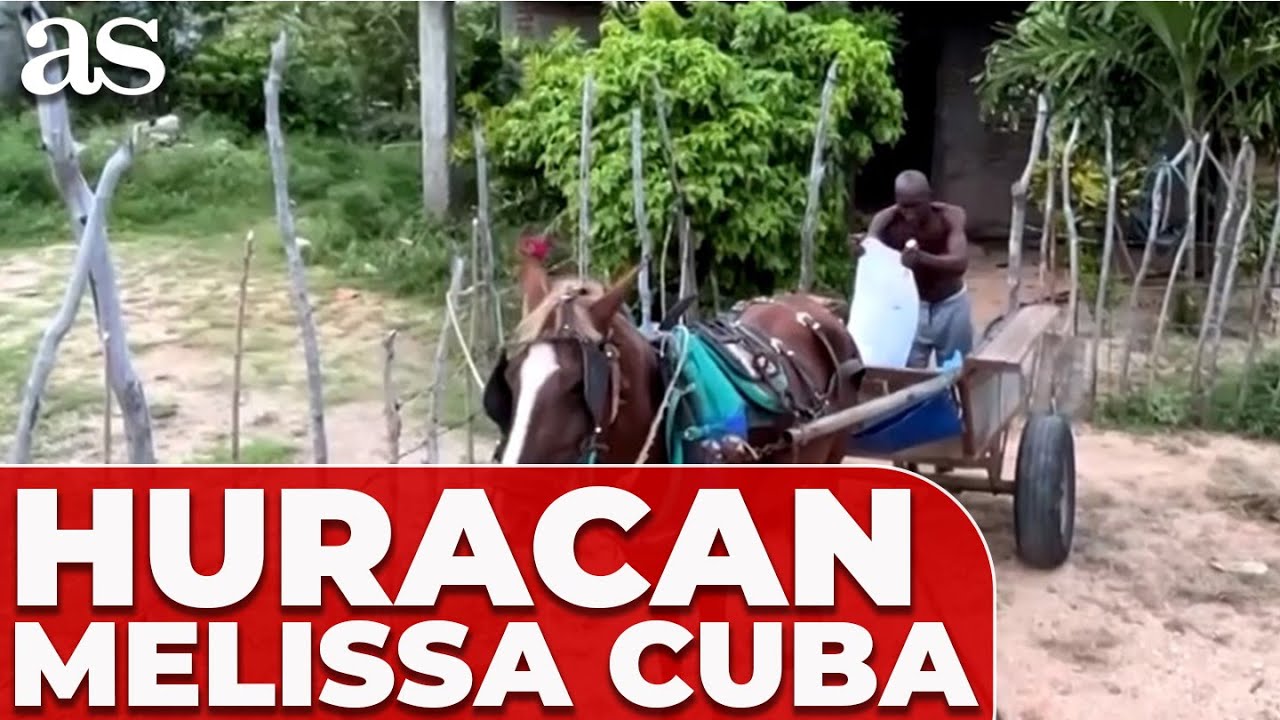 Residentes del SUDESTE de Cuba se PREPARAN ante el HURACÁN MELISSA, Categoría 5