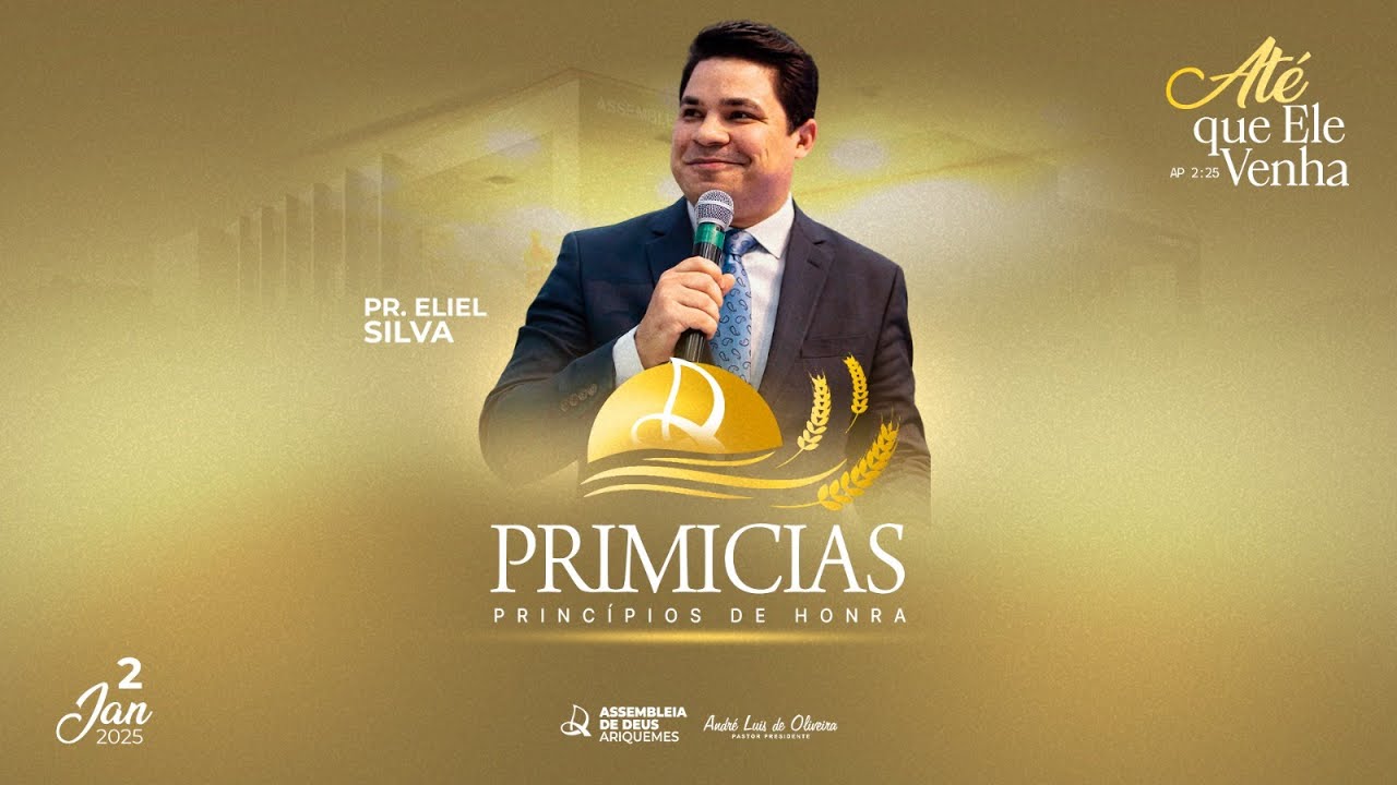 PRIMICIAS 2025 2° DIA | Pr. ELIEL SILVA | 02/01/2025 - IEADARI TV