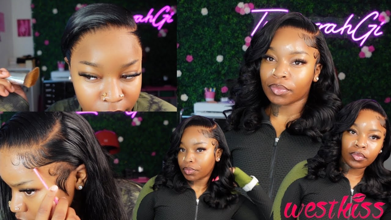DETAILED MELTED 13*6 FRONTAL WIG INSTALL + BOMBSHELL CURLS & DRAMATIC BABYHAIRS FT. WESTKISS HAIR