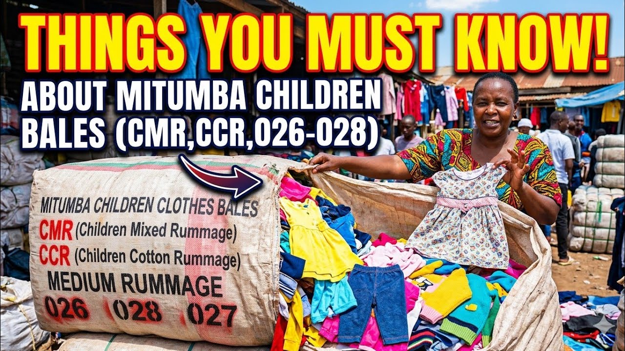 THINGS YOU DON'T KNOW ABOUT MITUMBA CHILDREN CLOTHES BALES cmr,ccr, medium rummage,026,028,027