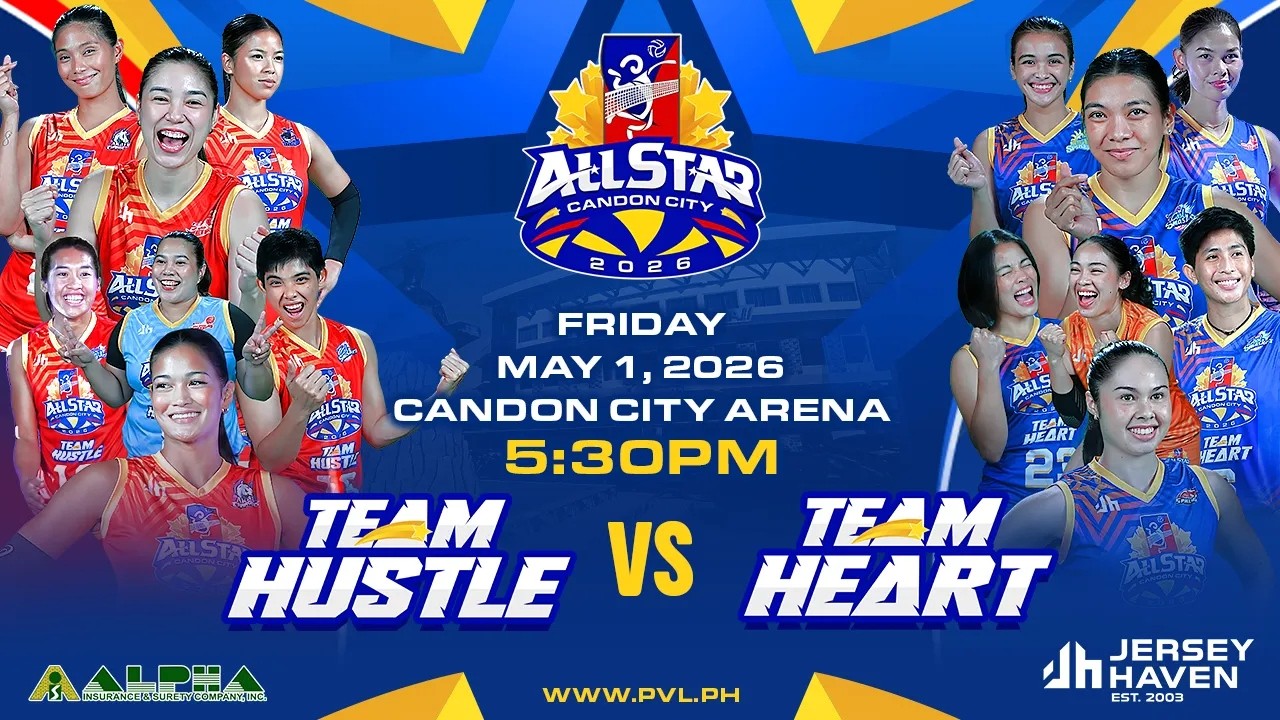 TEAM HUSTLE vs. TEAM HEART - Full Match | 2026 PVL All-Star Game