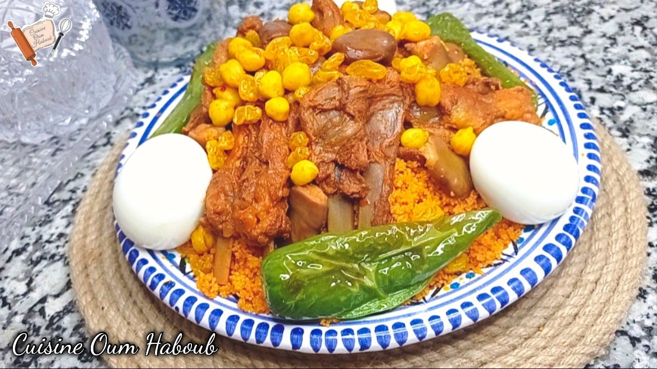 كسكسي تونسي بالقديد / كسكسي راس السنة الهجرية مع كل أسرار البنة koseksi 9adid / couscous