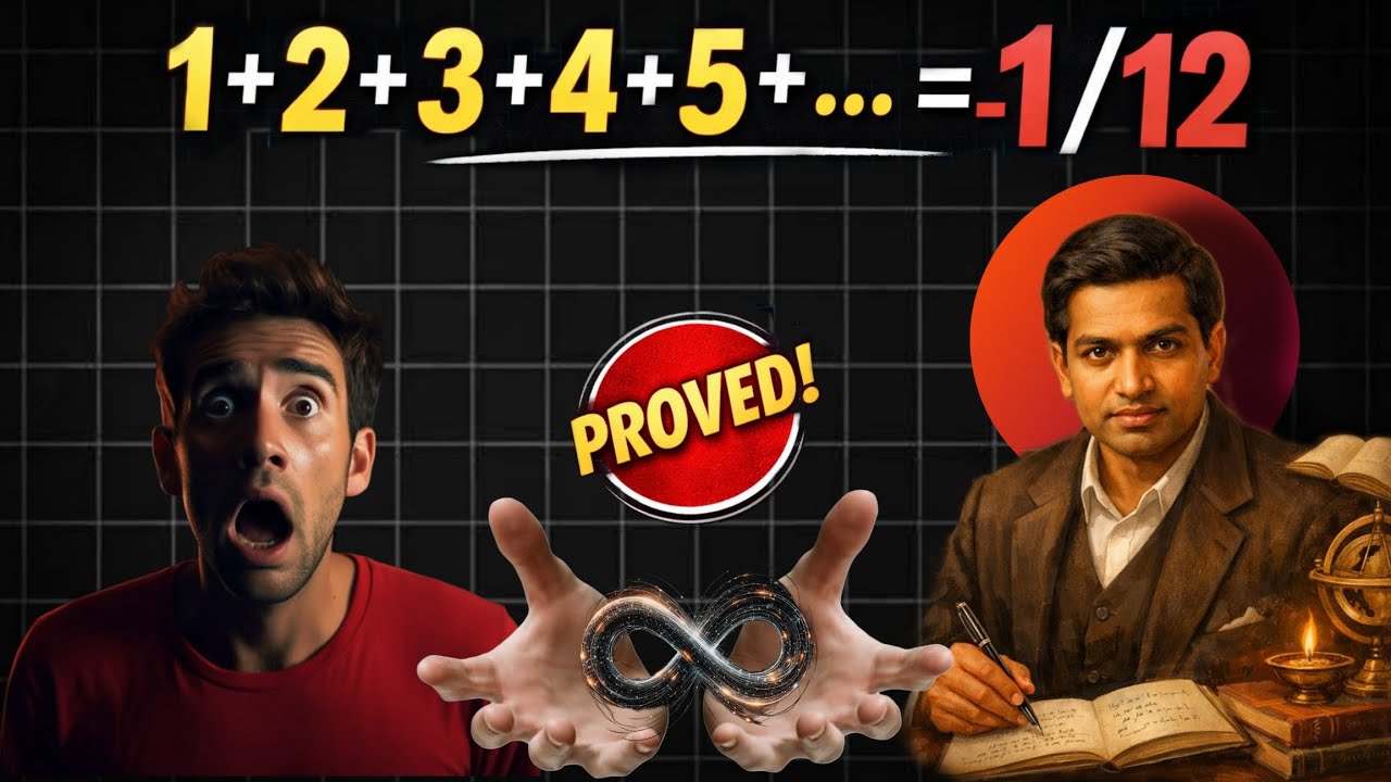 1+2+3+4+5+… = −1/12 ? Ramanujan’s Impossible Proof Explained
