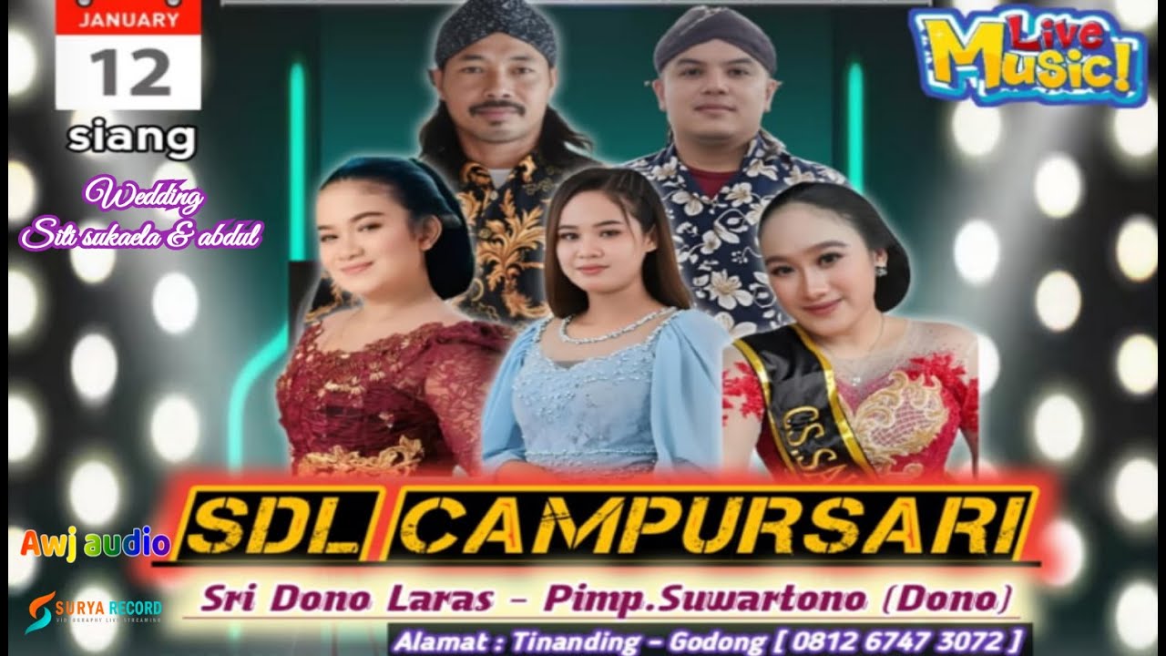 🔵🔴 LIVE   WEDDING ** SITI SUKAELA   &  ABDUL SHOLIKIN   **  TGL 12  JANUARI  2026