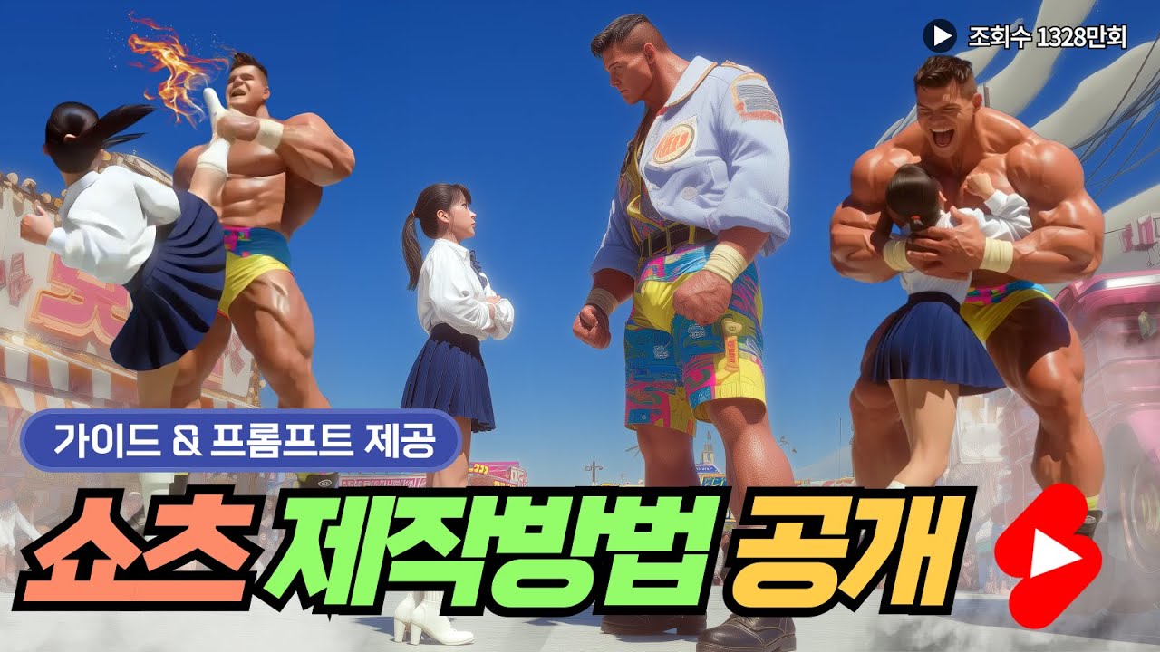 조회수 폭발하는 1억 조회수 쇼츠 반전 영상 만드는 방법 (프롬프트 가이드 제공)