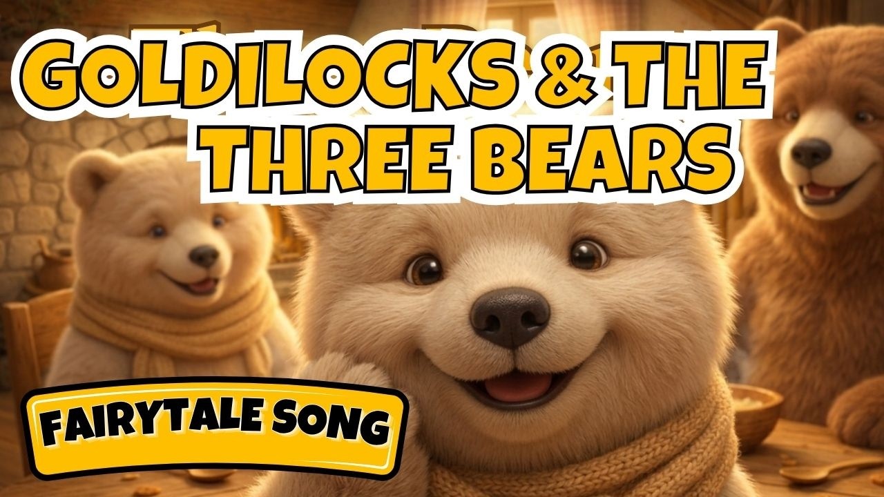 Goldilocks and the Three Bears - Fairy Tale Song with Video