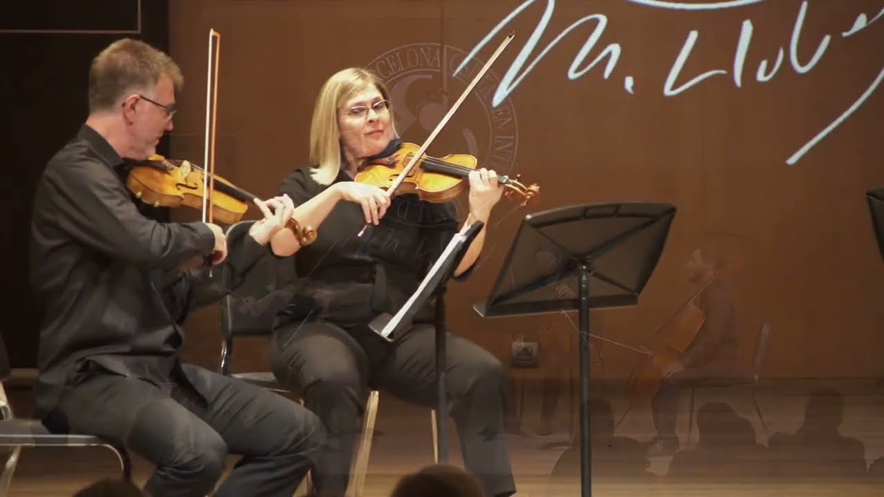 #CERTAMENLLOBET 2022 | QUARTET TERRASSA 48 | Epithalamion,Jordi Cervelló #envivo #cuartetodecuerdas