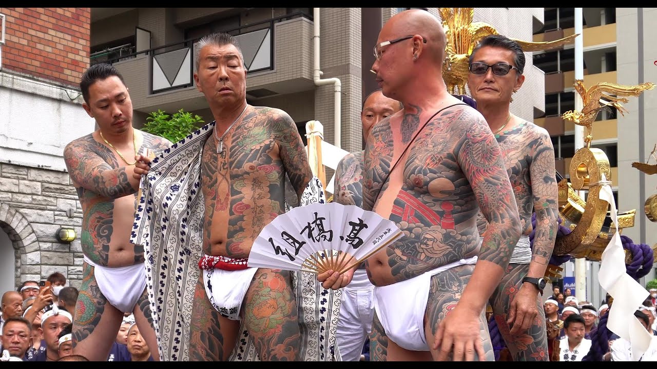 ⛩️👘三社祭の様子　男丸金　高橋組