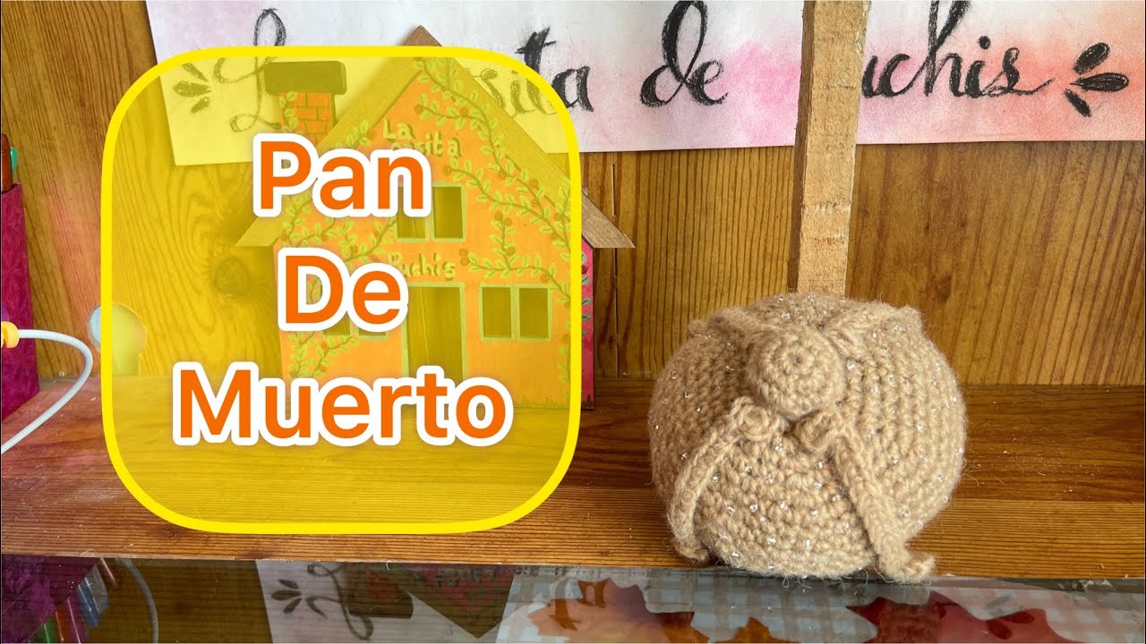 Como tejer PAN DE MUERTO Amigurumi paso a paso tutorial crochet