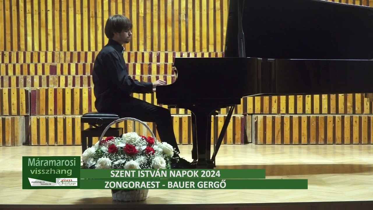 Bauer Gergő zongoraestje - Szent István Napok 2024